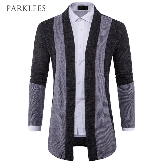 Buy New Shawl Collar Cardigan Men 2017 Autumn Winter