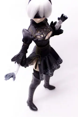 Принимаем заказ NieR: Automata jorha 2B косплей игры черный костюм BJD COS DD SD 1/3 кукольная одежда