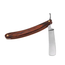 Мужская бритвенная бритва с деревянной ручкой из нержавеющей стали складной прямой край бритвенный нож для бритья парикмахерский мужской инструмент для бритья Бритва