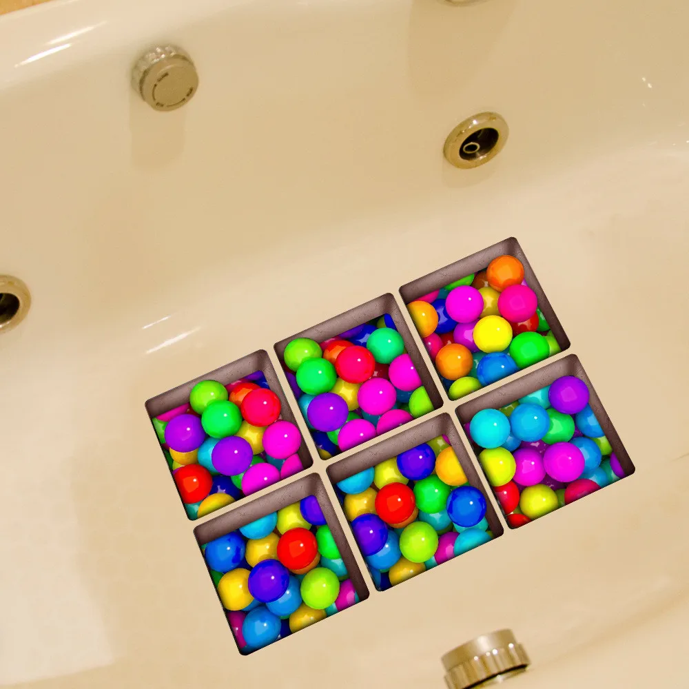 2017 ISHOWTIENDA New Fashion 3D Nonslip Bathtub Appliques Bath Bathtub