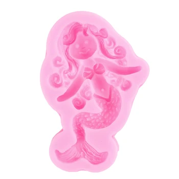 

Baking Tools Handmade Soap Mold Fish Fork tail Christening Mermaid Tail Silicone Mold Fondant Cupcake Cake Decorating