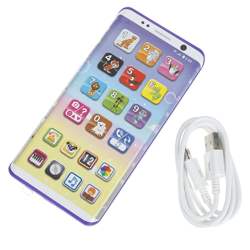 

Plastic Kids Smart Charging Phone Toy Music Sound Light Mobile Early Educational Different Functions Kids Toys Birthday Gift