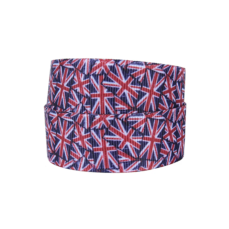 

FLRA Ribbon Wholesale UK flag printed ribbons,50yards/lot