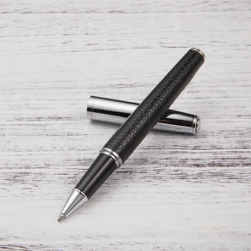 Модный дизайн Роскошная шариковая ручка из кожи Duke бизнес подпись в офисе ручка для письма купить 2 ручки отправить подарок