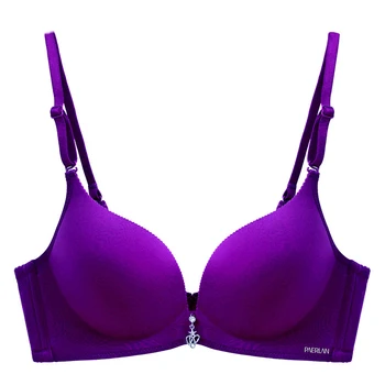 

New Products Without Underwire Soft and Seamless Bra Smooth Small Chest Sexy Push up Gather Lingerie Female Underwear