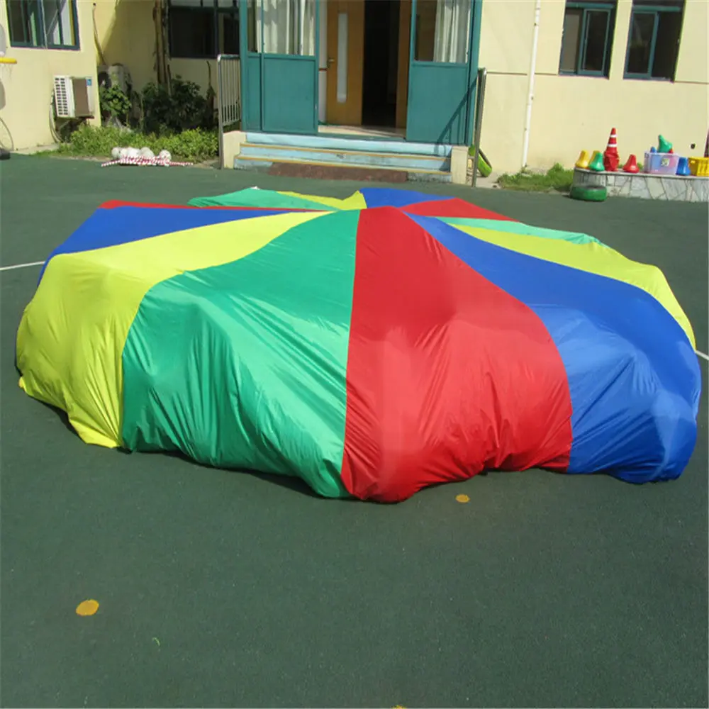 6M Kids Play Rainbow Parachute Outdoor Game Development Exercise b 20ft 