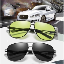 KH изменение цвета день и ночь вождения очки поляризованные Гонконг известный бренд KH ночного видения мужские водительские очки