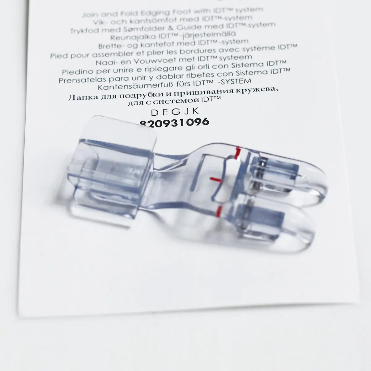 

Join & Fold Edging Foot for Pfaff #820931096