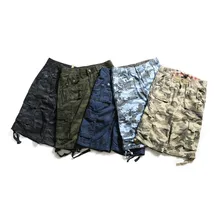 Мужские военные карго шорты, брендовые новые армейские камуфляжные тактические шорты, мужские хлопковые свободные рабочие повседневные шорты размера плюс