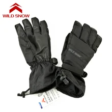 Дикий Снег Для мужчин лыжные Прихватки для мангала сноуборд перчатки снегоход для верховой езды зимние теплые Guantes, h-1003