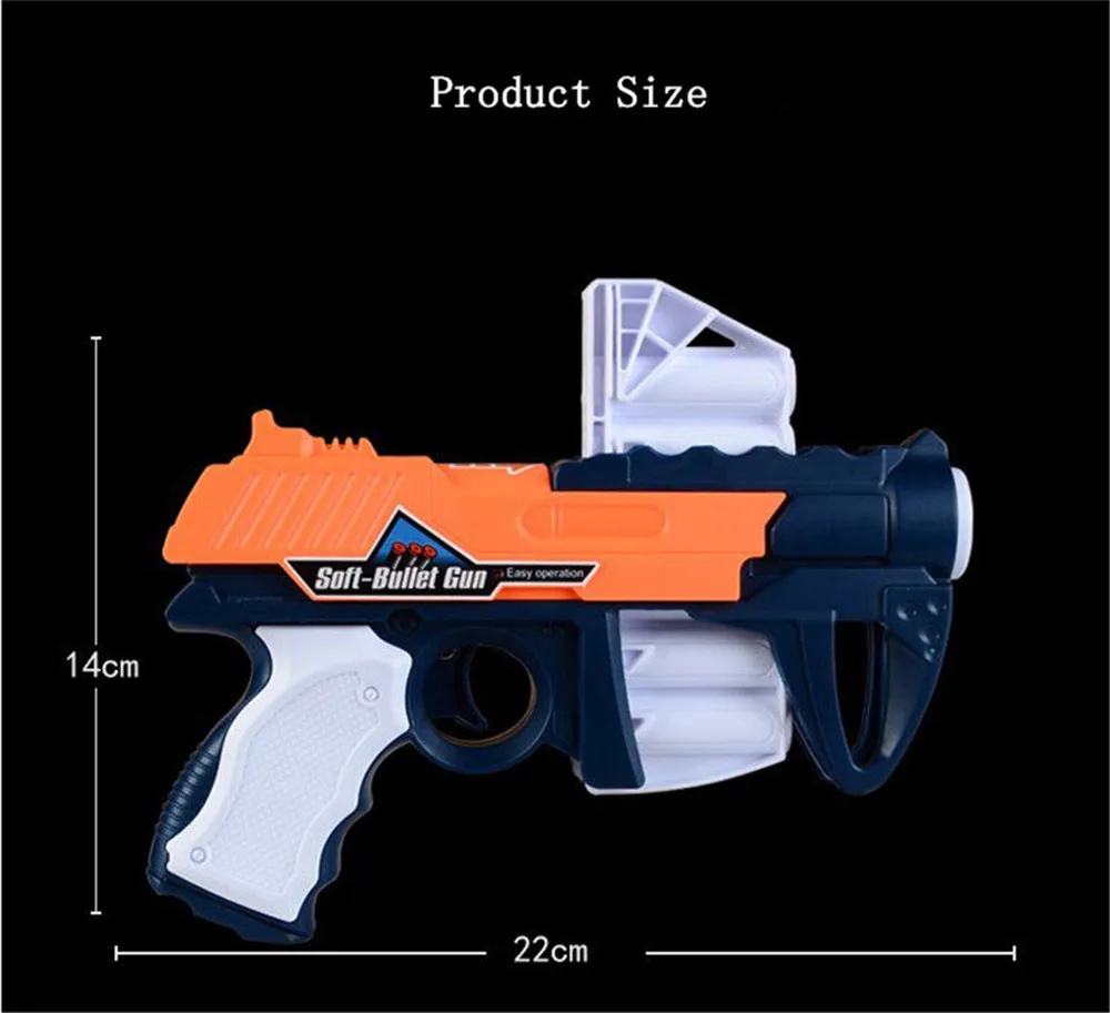 6 стрелочный ручной мягкий пулевидный пистолет костюм для Nerf пули игрушечный пистолет Дротика бластерный игрушечный пистолет для детей