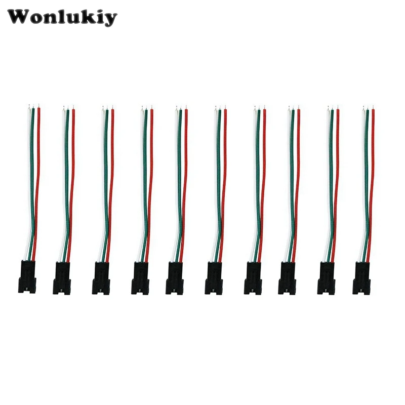 10 пар 2Pin 3Pin 4Pin 5Pin JST SM разъем адаптер Папа мама провод 2 3 4 5 pin кабель для