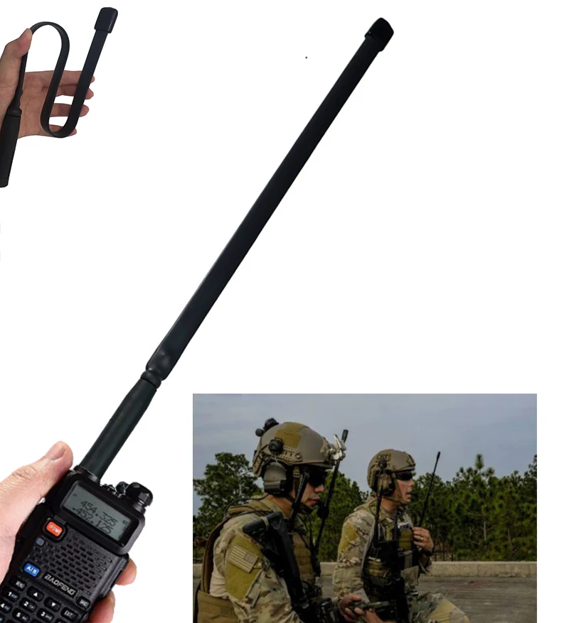 CS тактическая рация антенна с двухдиапазонной Vhf Uhf Складная Cb Любительская