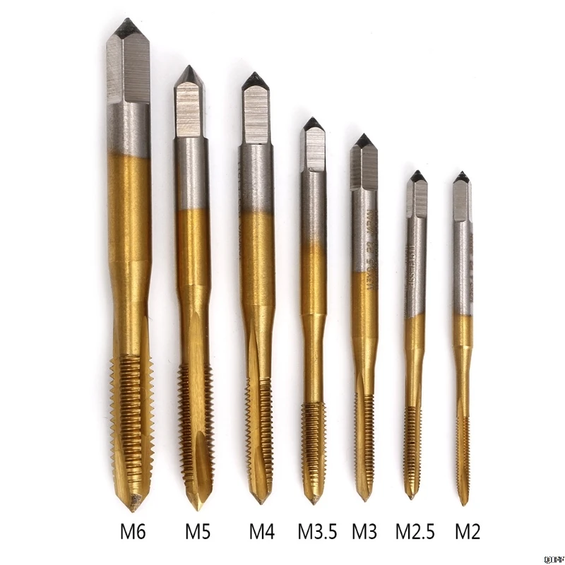 

M2/M2.5/M3/M3.5/M4/M5/M6 HSS Metric Straight Flute Thread Screw Tap Plug Tap