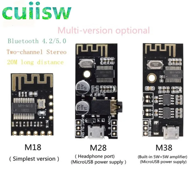 

MH-MX8 Wireless Bluetooth MP3 Audio Receiver board BLT 4.2 mp3 lossless decoder kit