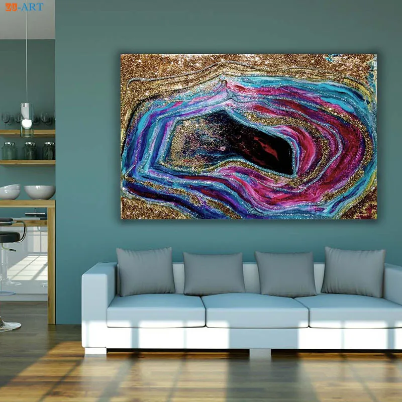 

Gold Metallic Art Prints Unique Abstract Poster Glam Canvas Painting Modern Wall Art Wall Pictures for Living Room Romantic Gift