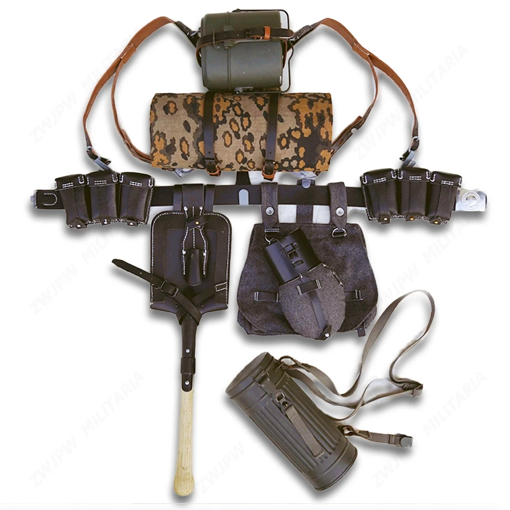 

WW2 WWII EQUIPMENT 98K POUCH BAG FIELD GEAR PACKAGE EQUIPMENT COMBINATION