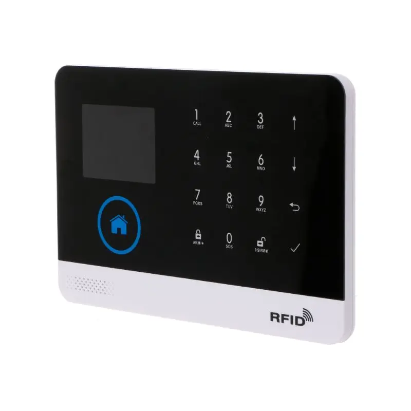 

Home Security Wireless WIFI GSM 3G GPRS Alarm System APP Remote Control RFID Card Kit