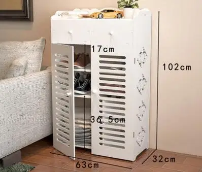 Ultra-thin shoe. Multi-function balcony store content ark shoe rack