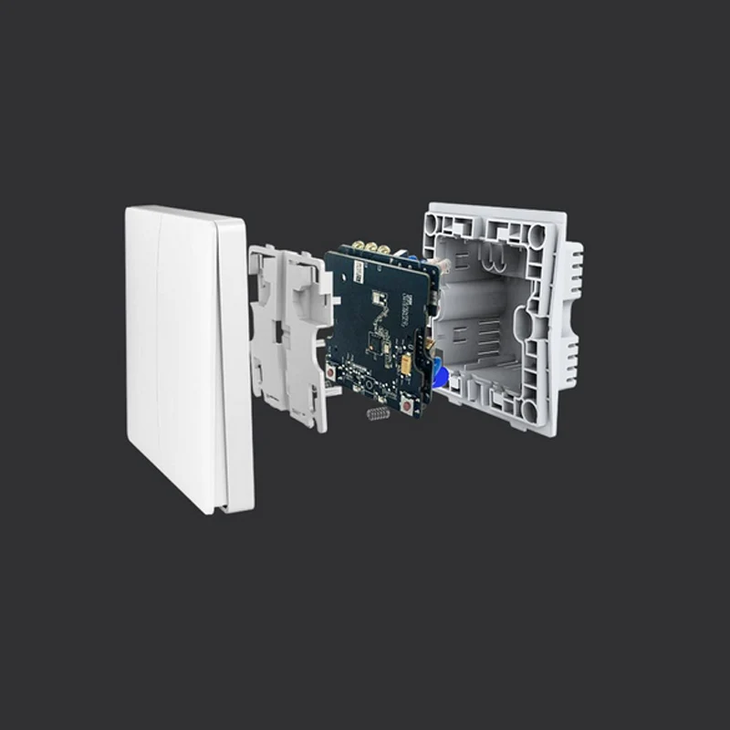 Xiaomi Aqara interruptor de luz inteligente Control ZiGBee wifi interruptor de pared inalámbrico a través de Smartphone remoto hogar inteligente trabajo con mijia App - 4