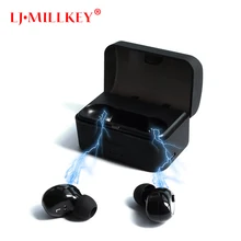 Newest Twins True Wireless Earbuds Mini Bluetooth In-Ear Stereo TWS Wireless Earphones With Charging Case LJ-MILLKEY YZ139