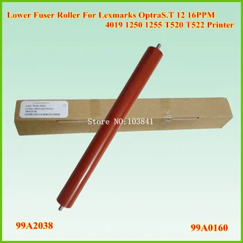 

99A0160 99A2038 Compatible Fuser Pressure Roller for Lexmarks OptraS.T 12 16PPM 4019 1250 1255 T520 T522 Lower Sleeved Roller
