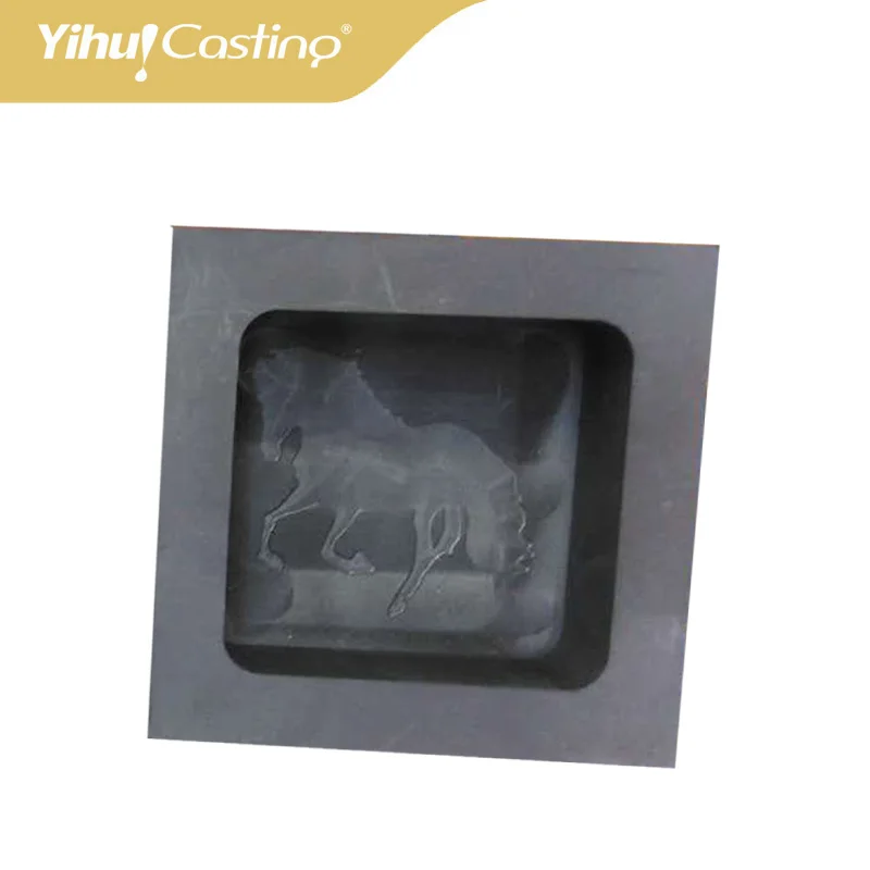 

100g Horse Graphite mold for making gold bar and silver bar different shape molds