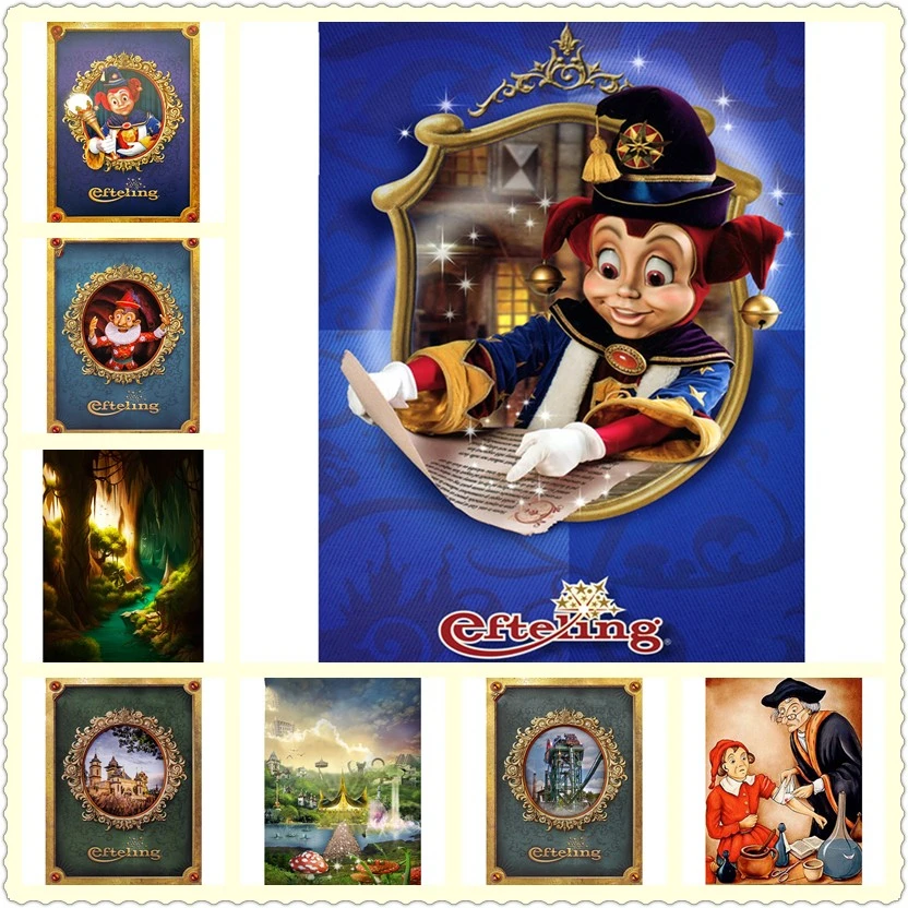 

5D DIY Diamond Painting Full Square round Efteling park Diamond Embroidery Cross Stitch Mosaic Rhinestones Home Decor WG597