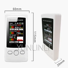 Электромагнитное излучение детектор Гаусс 3-осевой Магнитный электрического поля RF прочность цифровой камеры и мульти-поле EMF метр TM190