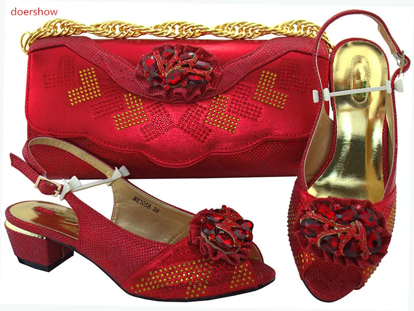 doershow Shoes and Bag To Match Italian African Wedding Shoes and Bag