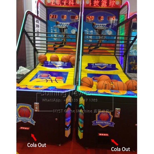 With Function 'Cola Out' Coin Operated Tickets Redemption Games Street Basketball Arcade Game Machine For Teenagers Adults 01