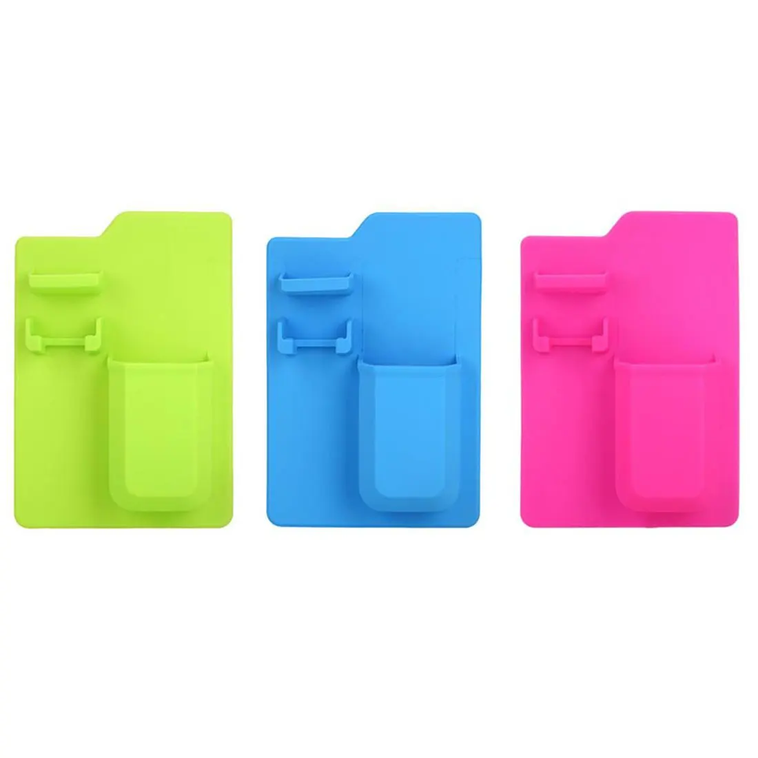 

Silicone Toothbrush Holder Avoid Punching Razor Hanger Jewelry Remote Control Storage Box Organizer Bathroom Accessorie