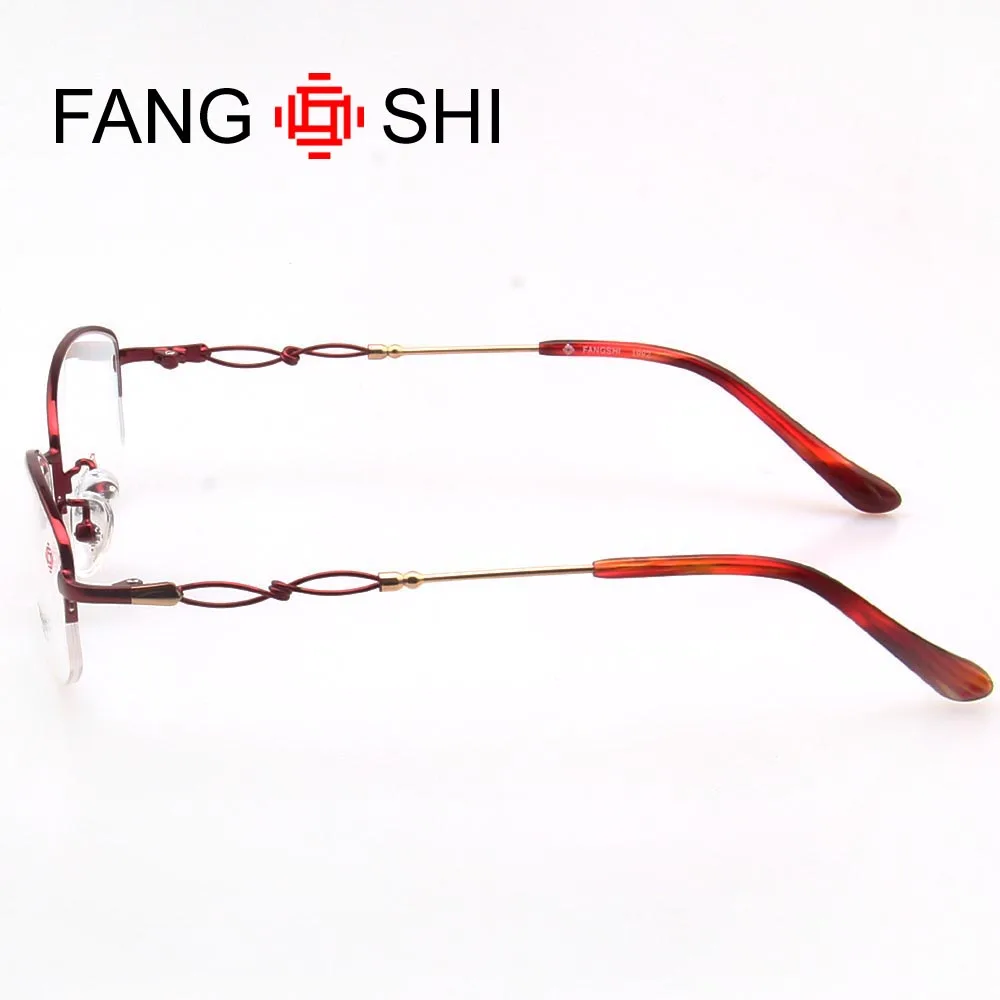 Женская оправа для оптических очков с полуободковой оправой 92385|designer spectacles|fashion