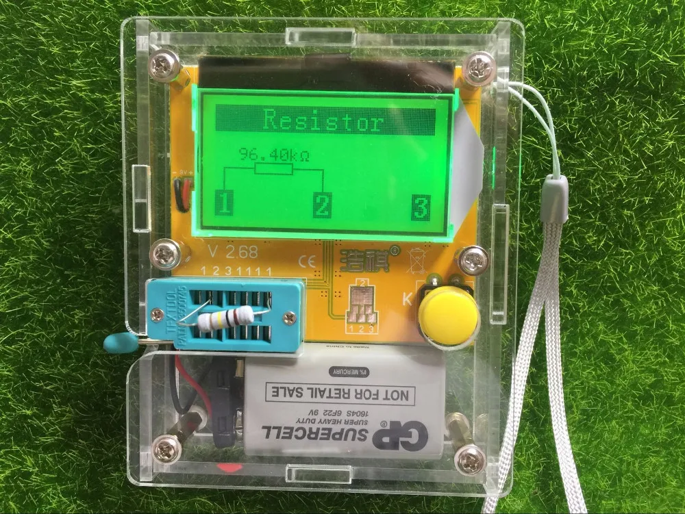 2016 Latest LCR T4 ESR Meter Transistor Tester Diode Triode Capacitance