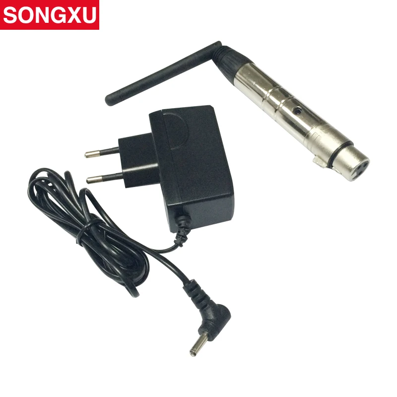 

SONGXU DMX512 Wireless Receiver dmx cable for Stage PAR Party Light Moving head beam sharpy par can lightwith Antenna/SX-WS002