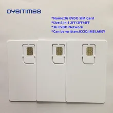 OYEITIMES Blank EVDO SIM Cards 3G Network EVDO SIM Card Programable EVDO SIM Card Mini,Micro and Nano Blank SIM Card