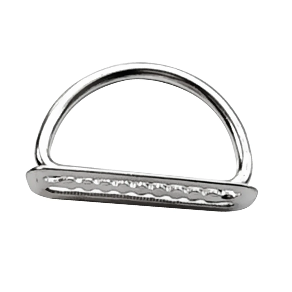 Perfeclan Scuba Diving Dive Stainless Steel Weight Belt Keeper Stopper Slider with D-ring Scuba Diving Weight Belt Keeper 