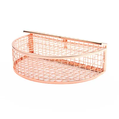 2022 Hollow Out Women Shoulder Bag Luxury Designe Crossbody Evening Bag Metal Cages Half Moon Bag Wedding Party Handbag Clutch 