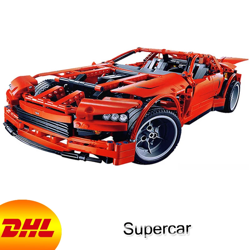 

HF Technic Figures 1281Pcs Supercar Model Building Kits Blocks Bricks Educational Toys For Children Gift Compatible With 8070