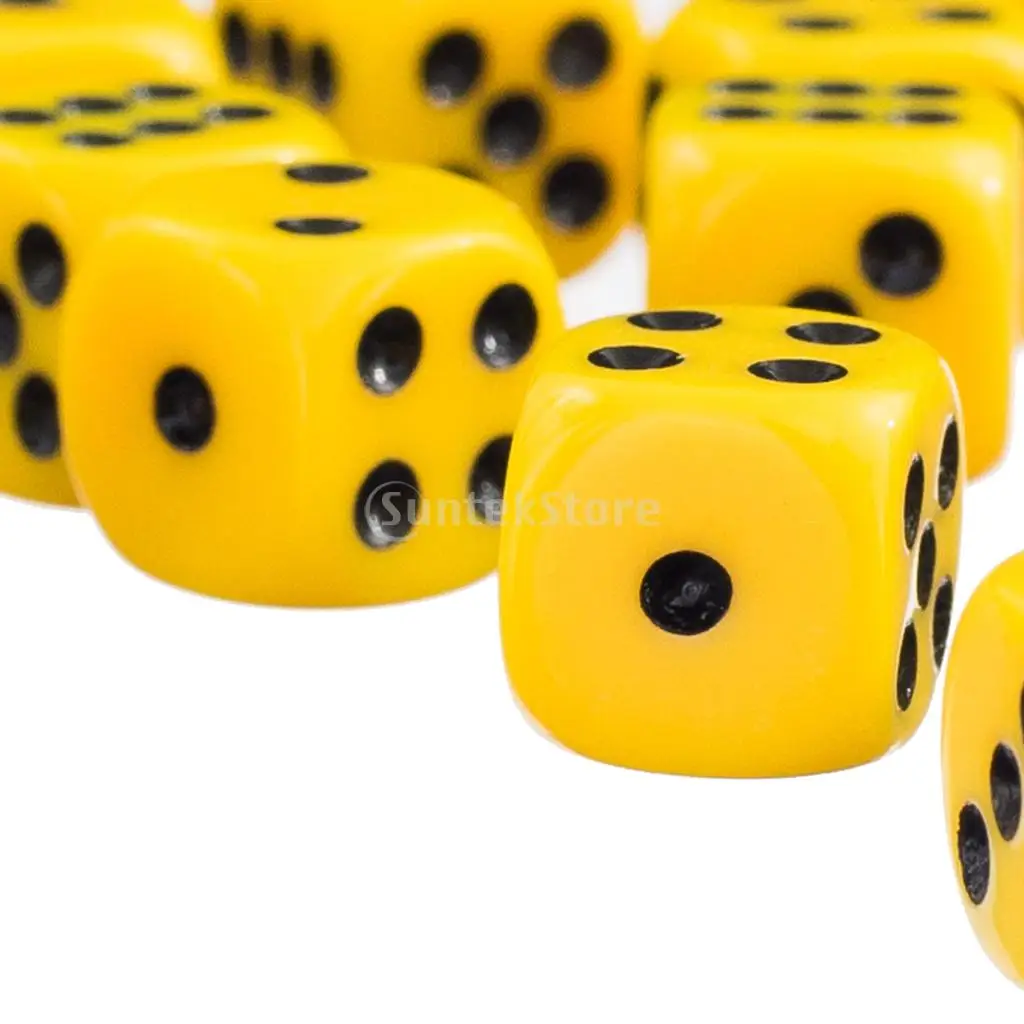 50 x 12mm Opaque Six Sided Spot Dice Set D6 D&D RPG NEW Playing Dice Games 7 Colors 50 x 12mm Opaque Six Sided Spot Dice Set D6 D&D RPG NEW Playing Dice Games 7 Colors