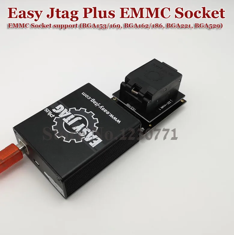 Z3X Easy Jtag Plus Box EMMC socket (BGA153/169 BGA162/186 BGA221 BGA529) версия 2020|Детали устройств связи| |
