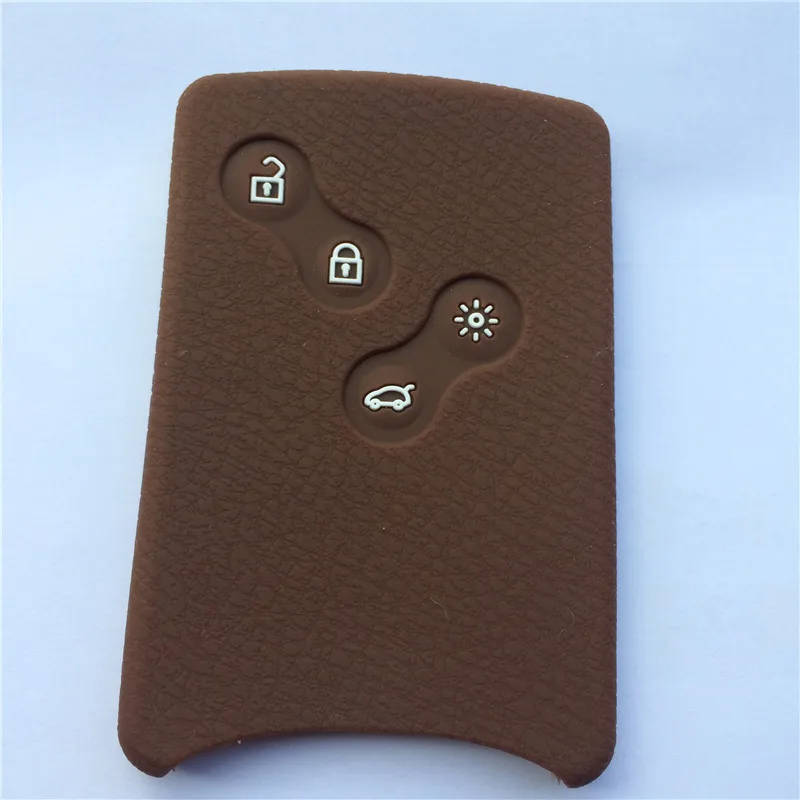 HIBEYO Soft TPU Key Fob Cover with Keychains for Renault Duster Kwid Dacia  Sandero Master Megane Logan Key Case Shell 2 Buttons-Black