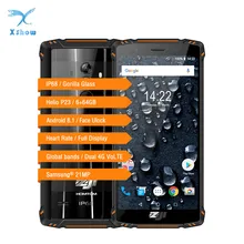 HOMTOM ZOJI Z9 6GB 64GB IP68 5500mAh Waterdichte Mobiele Telefoon Hartslag Android 8.1 5.7inch Gezicht ID Vingerafdruk 4G Smartphone(China)