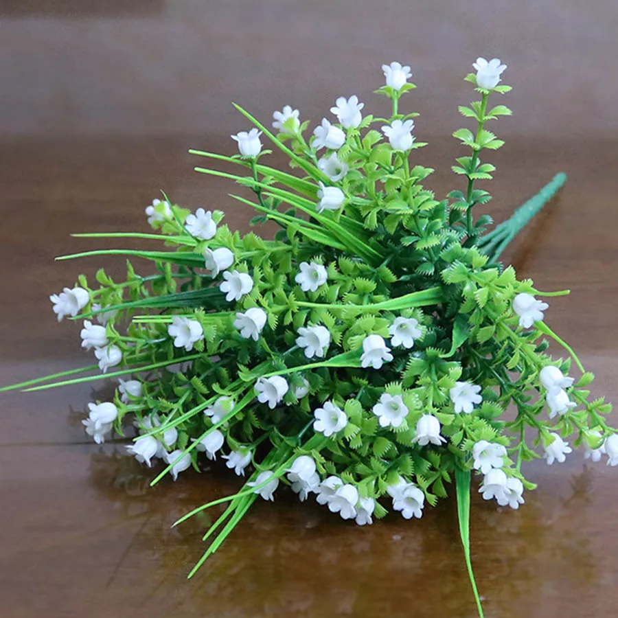 Пластиковый искусственный цветок для свадебного украшения, мини-Лилия, искусственные цветы, цветущий babysbreak, искусственный Флорес, Декор для дома и сада