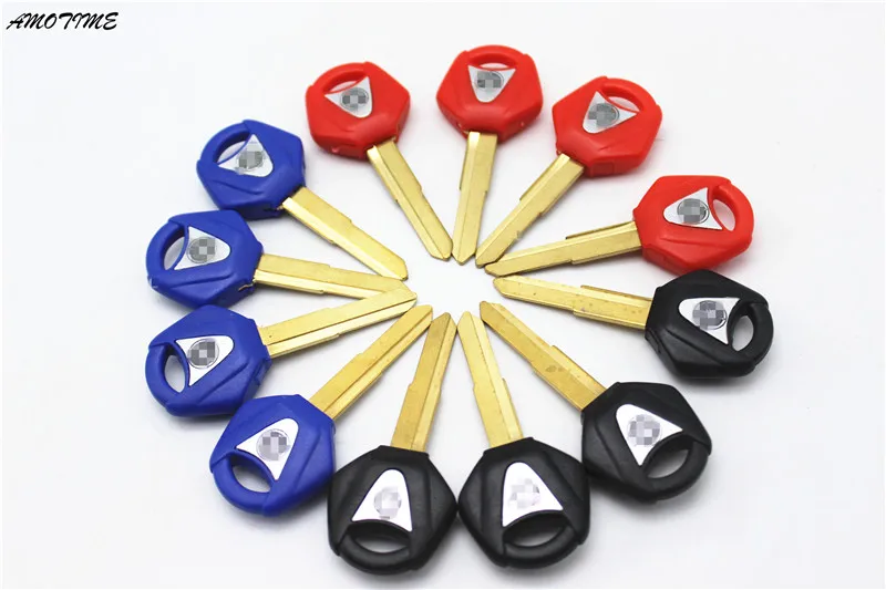

12PCS Motorcycle keys embryo blank key for yamaha R1 R6 mt09 MT-09 fz09 mt-07 fz07 mt07 MT03 mt-03 Uncut Blade keys