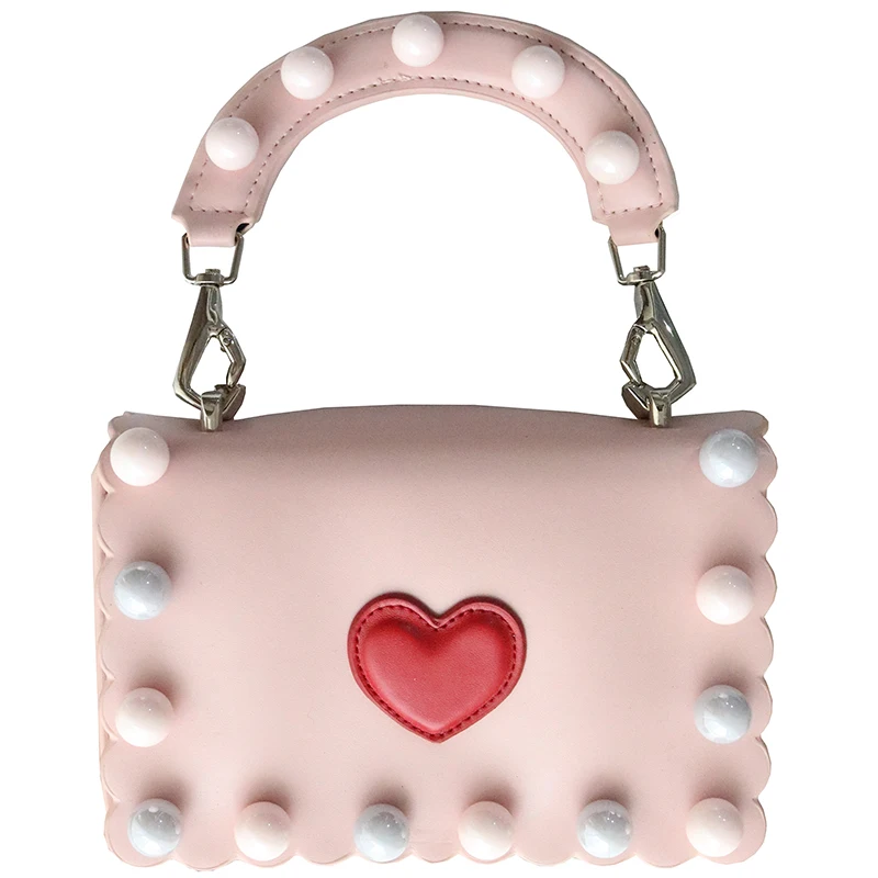 

Luxury Handbag Sweet Tote bag 2019 Fashion New High Quality PU Leather Women's Designer Handbag Pearl Shoulder Messenger Bags