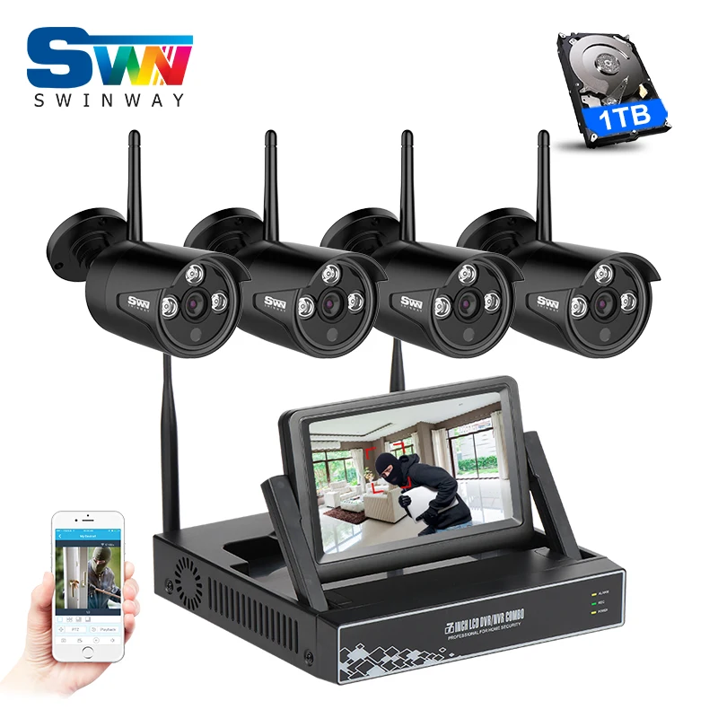 Buy New Plug And Play 4CH Wifi Video Surveillance CCTV