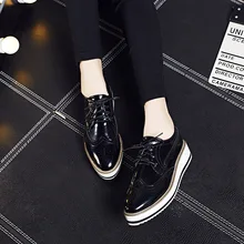 New 2016 Hand Made Genuine Leather Classic Quality Flat Shoes Fur Women Oxford Shoes For Women Winter Shoes