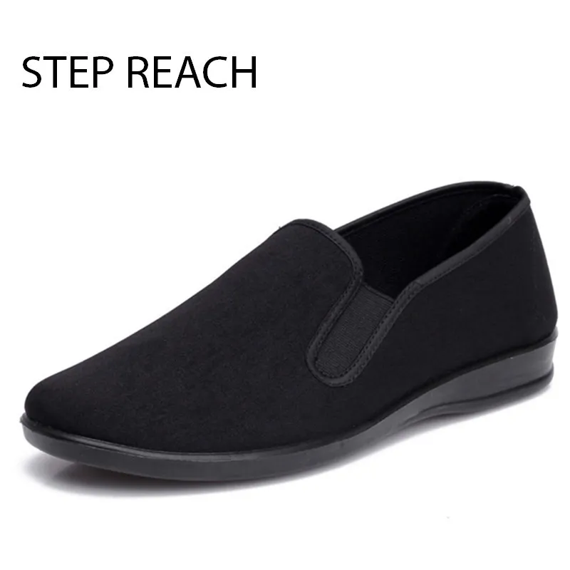 STEPREACH-zapatos De Algodón Hechos En China Para Hombre Y Mujer, Zapatillas Unisex De Color Negro Para Artes Marciales, Kung-fu, Wushu, Tai Chi, Zapatos De Bruce Lee