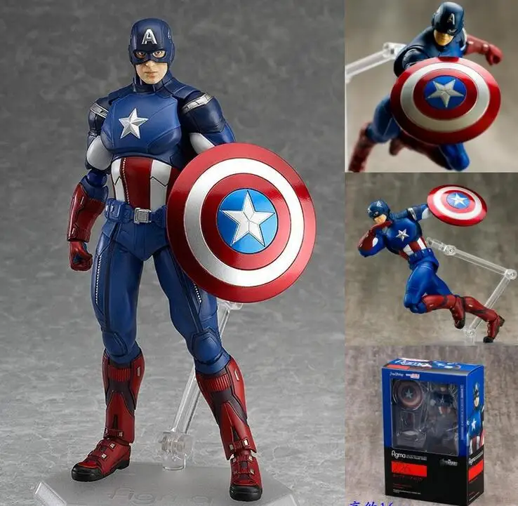 

Captain America Civil War Iron Man 226# 16CM Nendoroid PVC Action Figures Model Collectible Toys